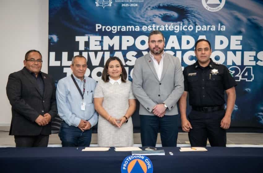 El Marqués presenta el Programa para la Temporada de Lluvias y Ciclones Tropicales 2024