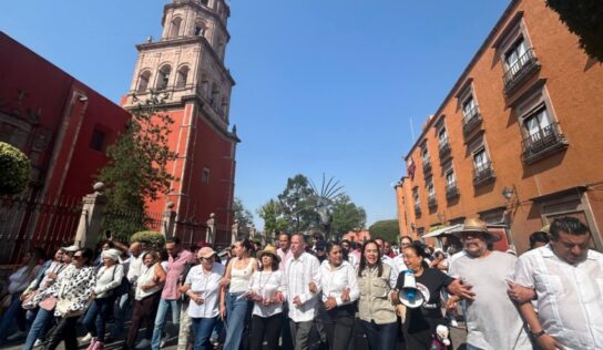 Santiago Nieto politiza marchas en el Día del Trabajo, señalan líderes sindicales